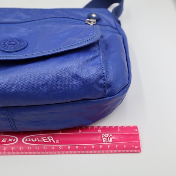 Kipling SPECIAL EDITION Syro Crossbody Bag in Shiny Blue - Picture 12 of 15